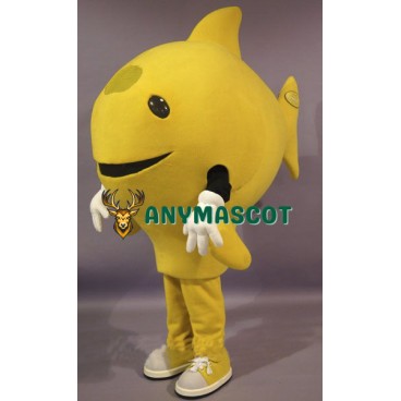 Yellow Fish Mascot Costume