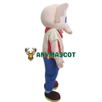  Beige Elephant Mascot Costume