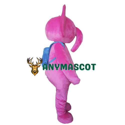 Adult Pink Elephant Mascot Costume
