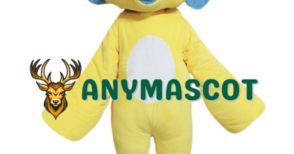 Yellow Elephant Mascot Costume