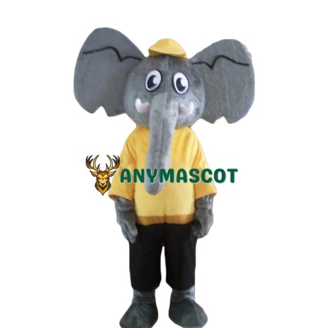 Adult Grey Elephant Mascot Costume