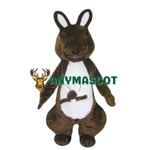 Chocolate Kangaroo Mascot Costume