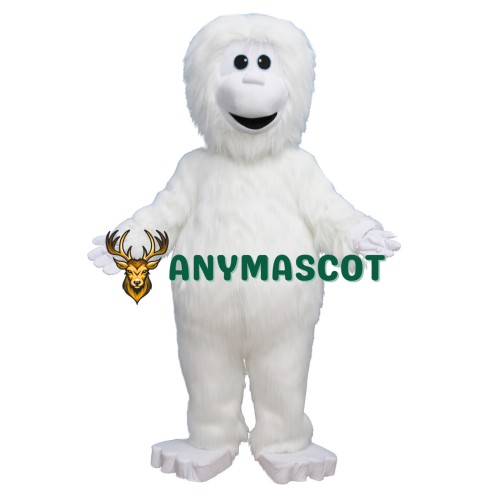 White Yeti Mascot Costume