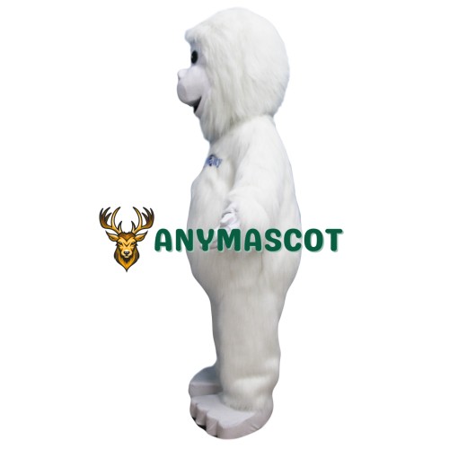 White Yeti Mascot Costume