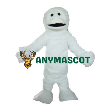 Adult White Yeti Mascot Costume