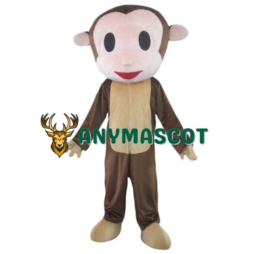 Big Head Monkey Mascot Costume