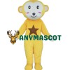 Yellow White Monkey Mascot Costume