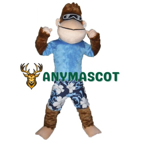 Strong Monkey Mascot Costume