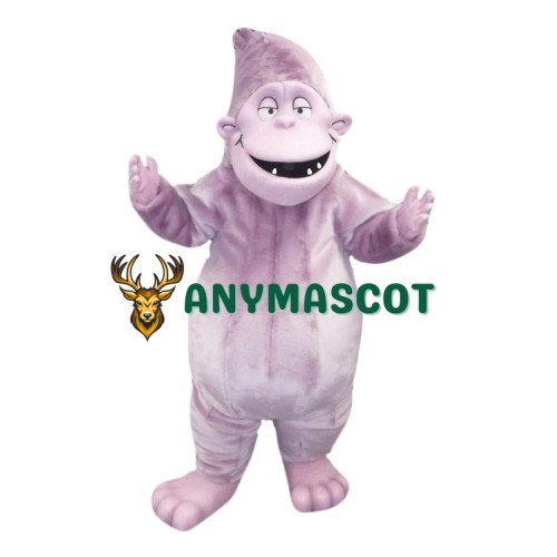 Pink Yeti Mascot Costume