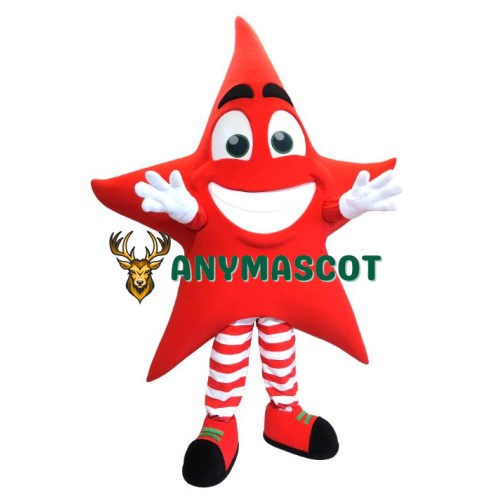 Red Star Mascot Costume