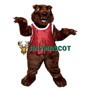Fierce Grizzly Bear Mascot Costume