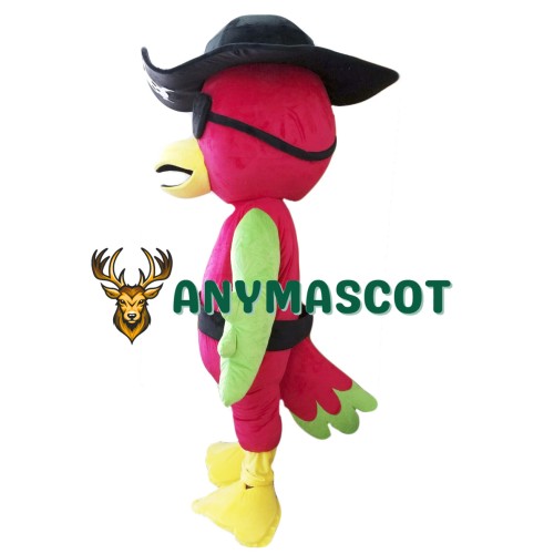 Pirate Parrot Mascot Costume
