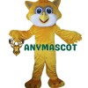 Yellow Owl Mascot Costume