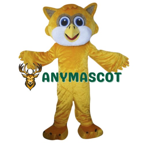 Yellow Owl Mascot Costume