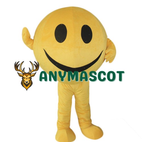 Yellow Ball Mascot Costume
