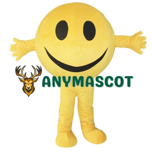 Yellow Ball Mascot Costume