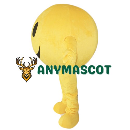 Yellow Ball Mascot Costume
