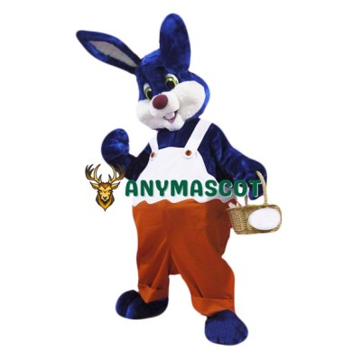 Blue Rabbit Mascot Costume
