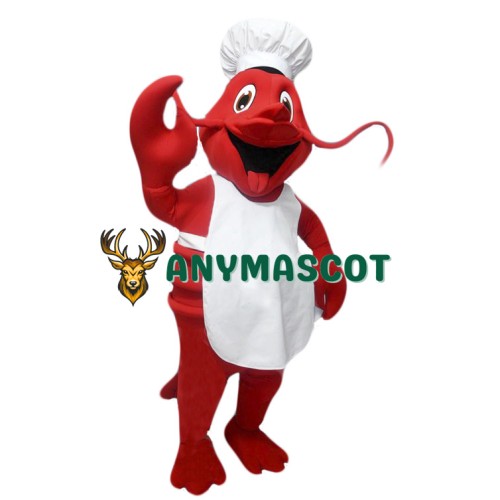 Chef Lobster Mascot Costume