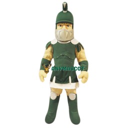 Green Spartan Titan Trojan Mascot Costume