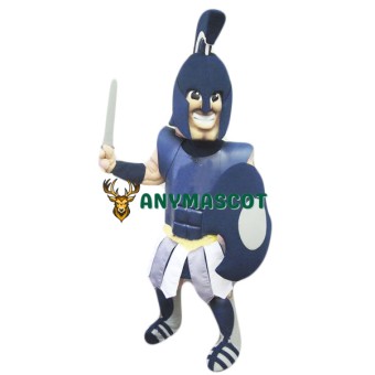 Happy Spartan Titan Trojan Mascot Costume