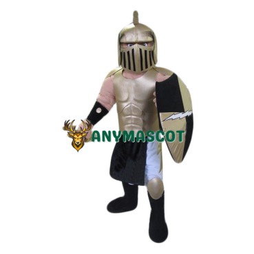 Golden Spartan Titan Trojan Mascot Costume