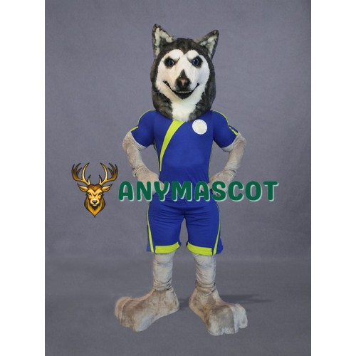 Football Husky Dog Mascot Costume