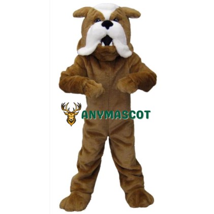 Brown Bulldog Mascot Costumes