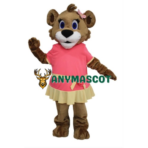 Cute Female Lion Mascot Costume