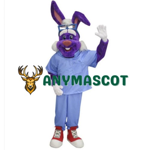 Dr Rabbit Mascot Costume