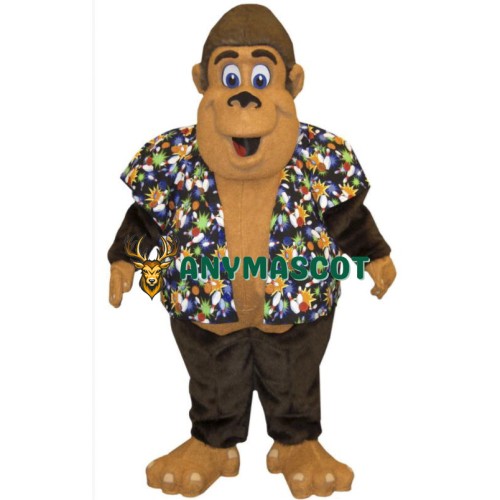 Happy Gorilla Mascot Costume