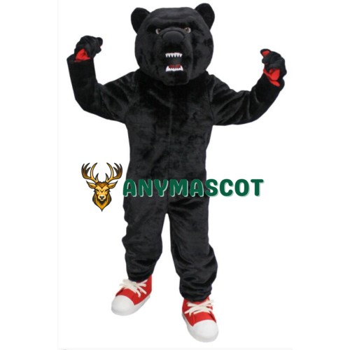 High School Black Bear Mascot Costume