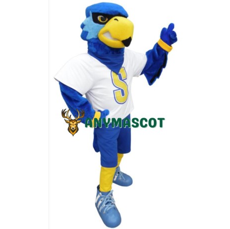 Sport Blue Bird Mascot Costume