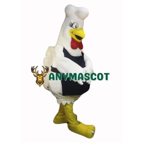 White Chicken Mascot Costume