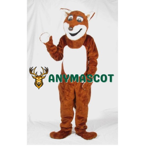 Happy Fox Mascot Costume