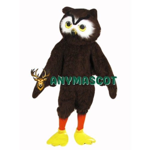 Cute Brown Owl Mascot Costume