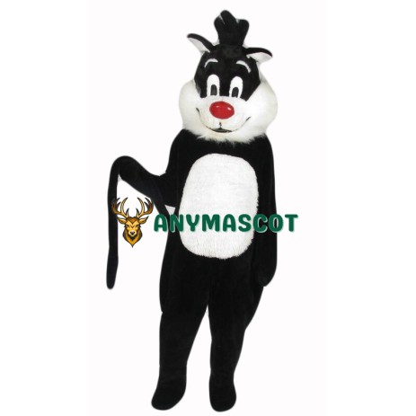 Black Cat Mascot Costume