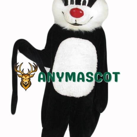 Black Cat Mascot Costume