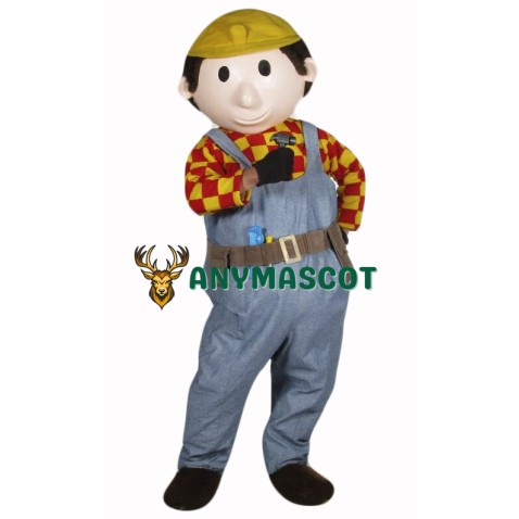 Builder Buddy Mascot Costume