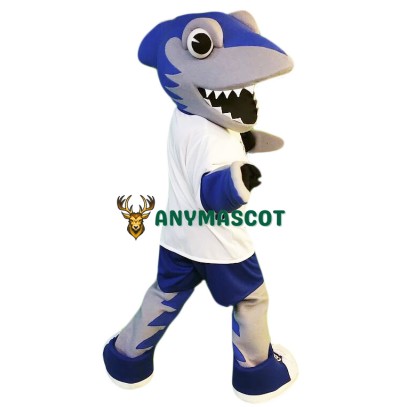 University Shark Mascot Costume