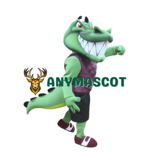College Crocodile Mascot Costume