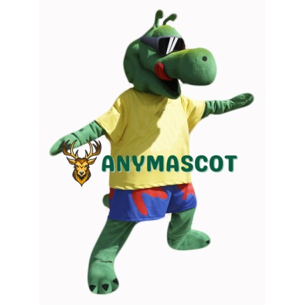 Cool Alligator Mascot Costume