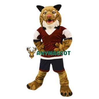 College Wildcat Mascot Costume