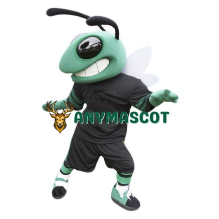 Green Sport Hornet Mascot Costume