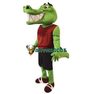 College Crocodile Mascot Costume