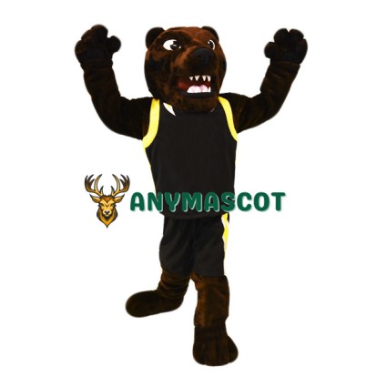 Fierce Brown Bear Mascot Costume