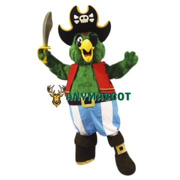 Pirate Parrot Mascot Costume