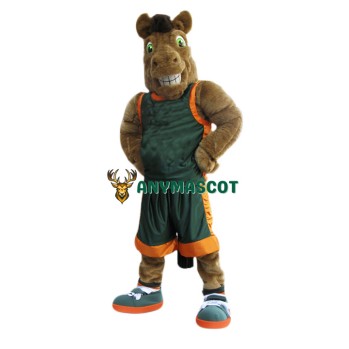 Sport Brown Horse Mascot Costume
