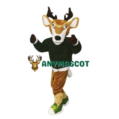 College Sport Deer Mascot Costume