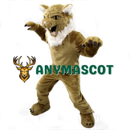 College Fierce Wildcat Mascot Costume